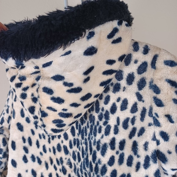 Vintage 1960s Little Girl Faux Fur Dalmation Spot Polka Dots Coat Talon Zip READ - Picture 11 of 16